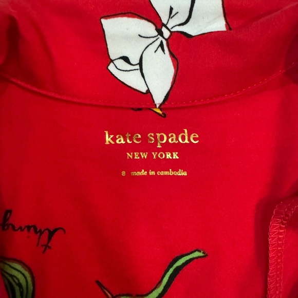Kate Spade Red Pijama Set - Picture 3 of 12